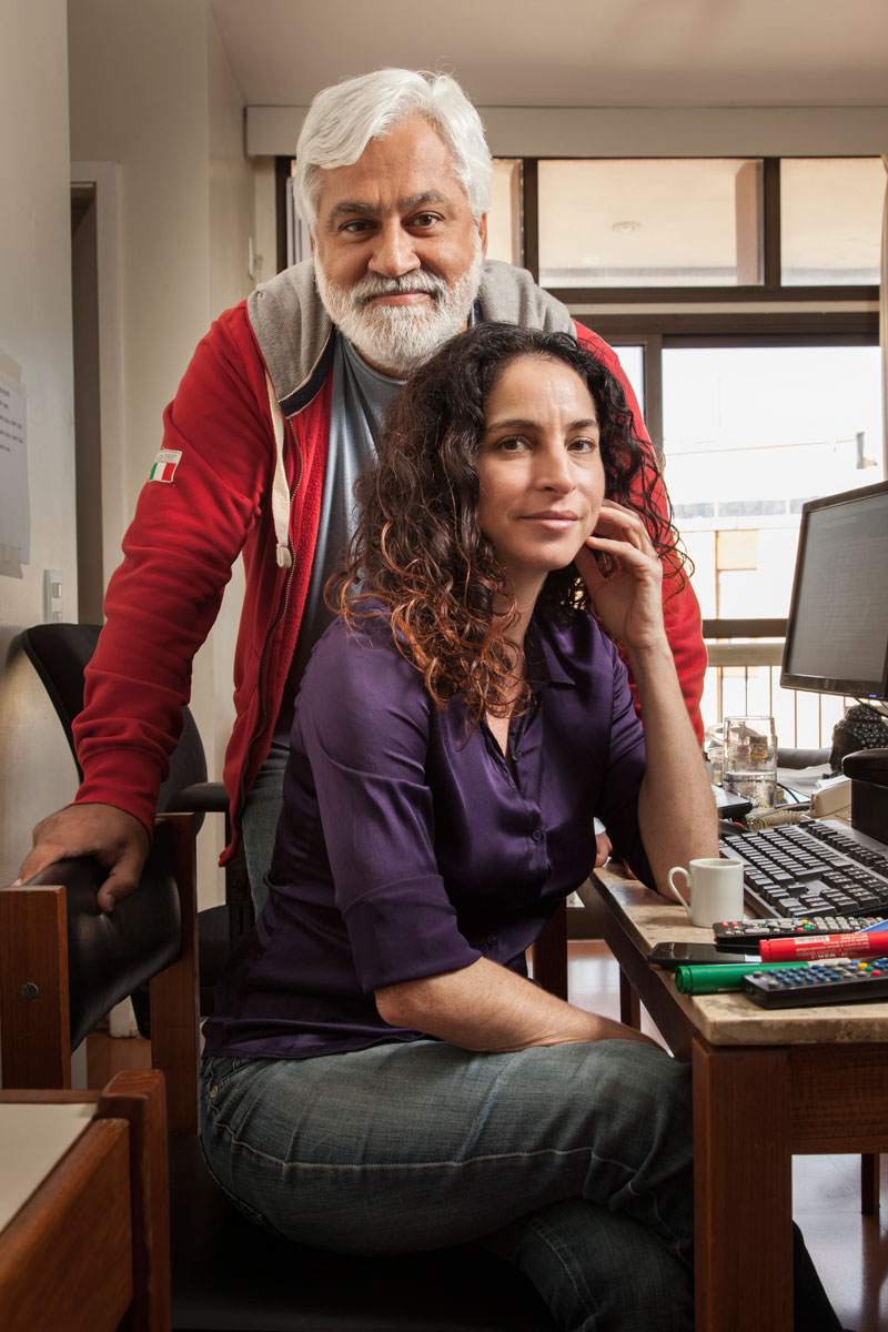 Rosane Svartman e Paulo Halm (Foto: Sergio Zalis / TV Globo)
