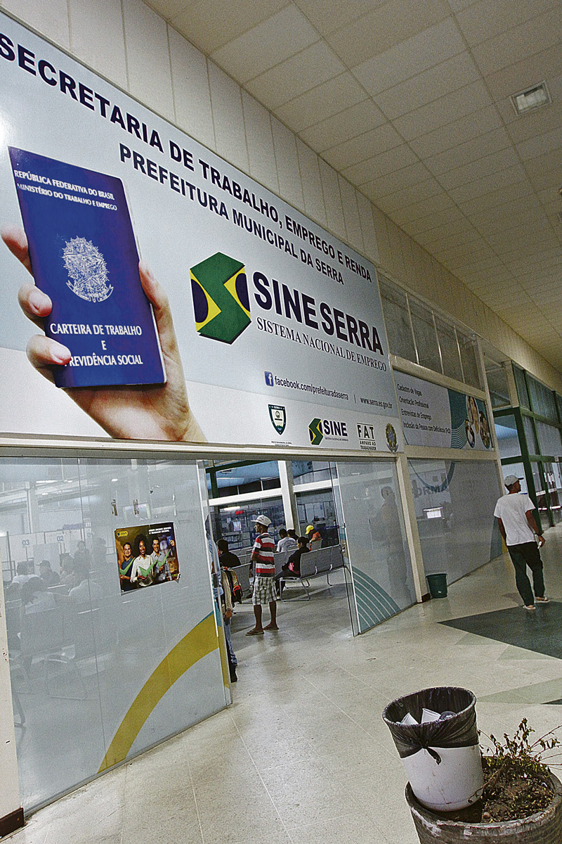 Sine da Serra abre 296 vagas, como de caldeireiro e ajudante de obras (Foto: Kadidja Fernandes / AT – 30/08/2016)