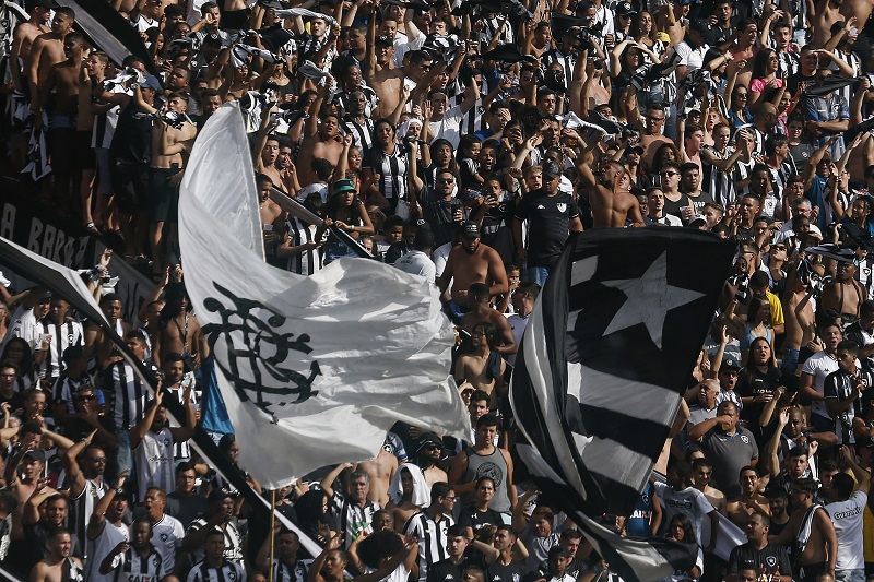 Torcida do Botafogo na última partida do Brasileirão 2019 (Foto: Vitor Silva/Botafogo)