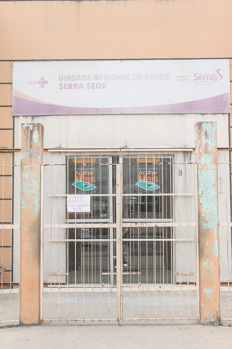 Unidade de Saúde em Caçaroca, na Serra-Sede: exames de raios X (Foto: Beto Morais/ AT)