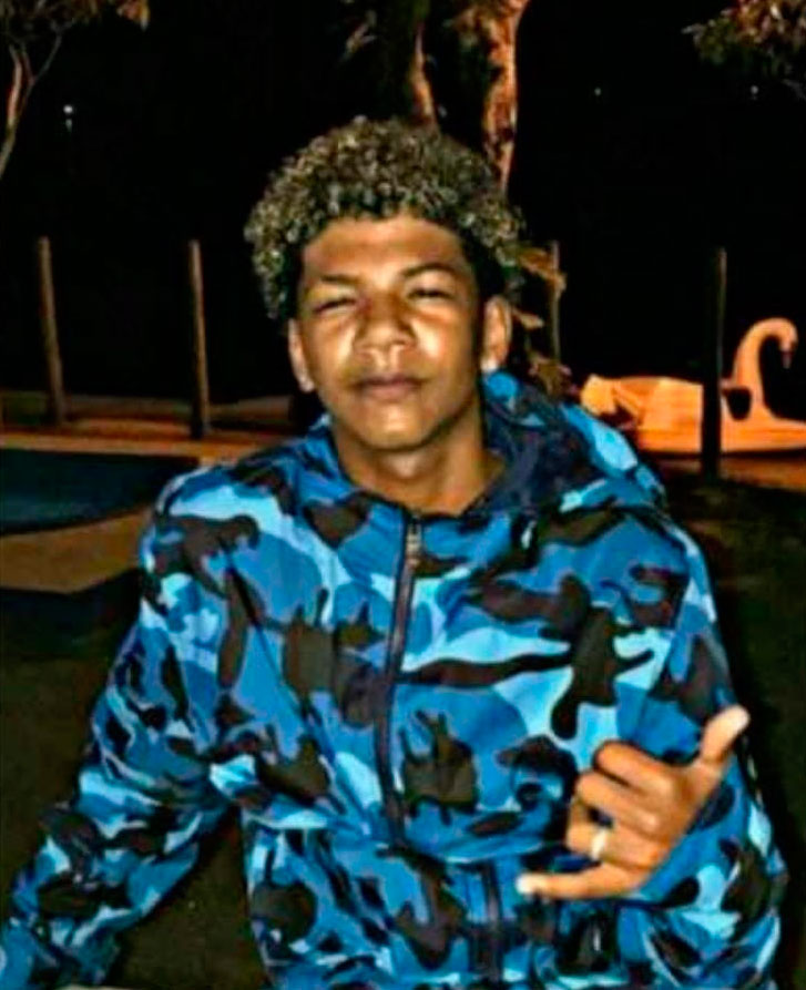 Vítima foi identificada como Arthur Endrio Martins Alves, de 16 anos (Foto: Acervo Pessoal)
