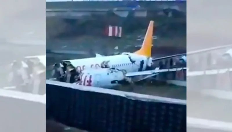 Imagem ilustrativa da imagem Um morto e 157 feridos em acidente com avião na Turquia