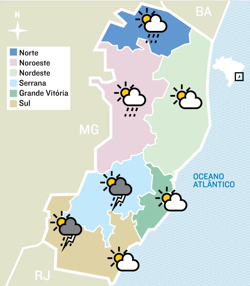 Imagem ilustrativa da imagem "Sextou" com chuva? Confira a previsão
