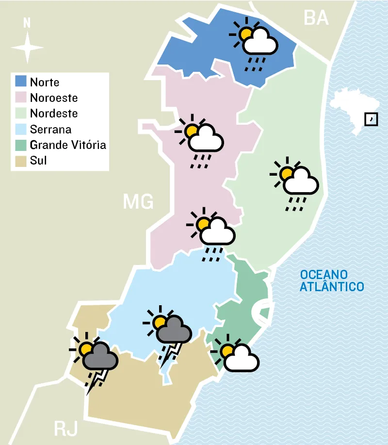 Imagem ilustrativa da imagem Carnaval de Vitória com chuva e muito calor: confira a previsão