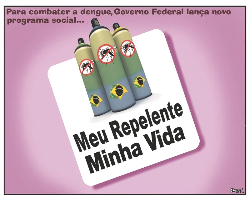 Imagem ilustrativa da imagem Dengue é o tema da Charge do Dia