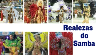 Imagem ilustrativa da imagem Rainhas do samba esbanjam simpatia