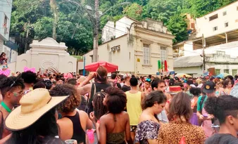 Imagem ilustrativa da imagem "Amigos da Onça" e "Galinha Preta" animam foliões no Centro de Vitória