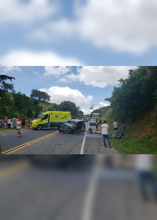 Imagem ilustrativa da imagem Acidente deixa nove pessoas feridas e interdita a BR-101