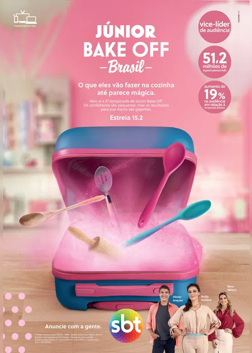 Imagem ilustrativa da imagem Junior Bake Off Brasil estreia dia 15