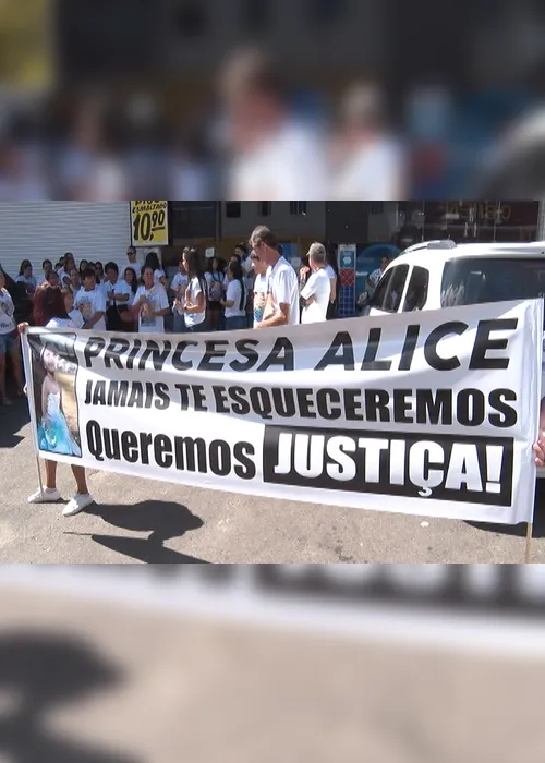 Imagem ilustrativa da imagem “Peço justiça pela minha pequenininha”, diz bisavó de Alice durante caminhada