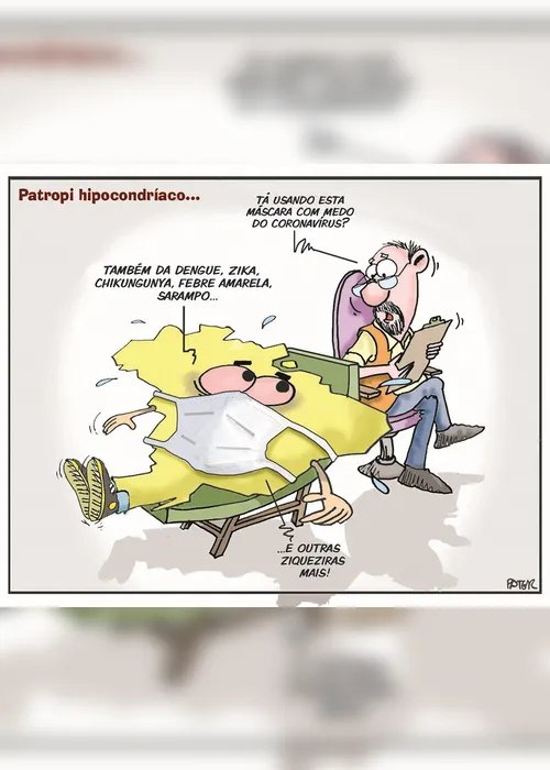 Imagem ilustrativa da imagem Doenças que preocupam os brasileiros na Charge do Dia