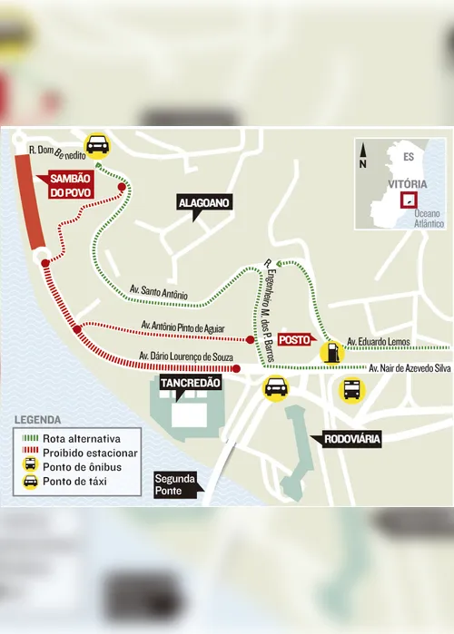 Imagem ilustrativa da imagem Carnaval 2020: Veja o que muda no trânsito do Centro de Vitória