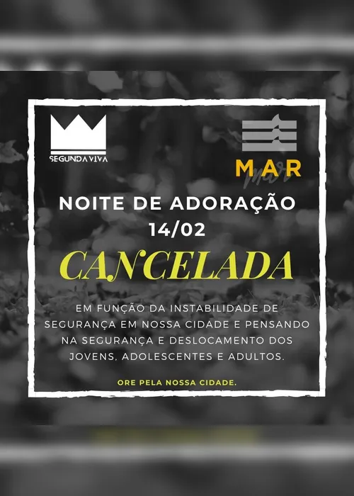 Imagem ilustrativa da imagem Igreja e escolas cancelam culto e aulas