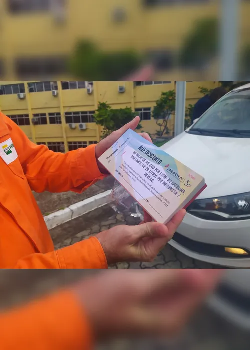 Imagem ilustrativa da imagem VÍDEO | Motoristas fazem fila para garantir gasolina com desconto
