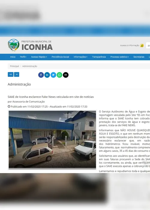 Imagem ilustrativa da imagem Após enchente, conta de água chega 4 vezes mais cara em Iconha
