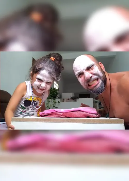 Imagem ilustrativa da imagem Brincadeira entre pai e filha capixabas ganha o mundo. Assista