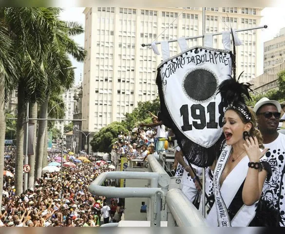 Imagem ilustrativa da imagem Carnaval do Rio começa com desfile do tradicional Cordão do Bola Preta