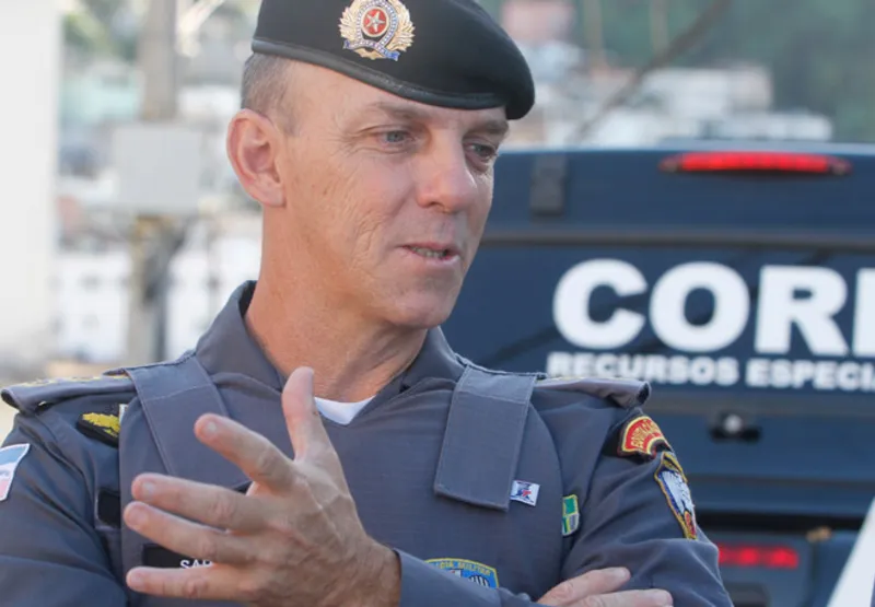 Comandante-geral da Polícia Militar, coronel Márcio Eugênio Sartório