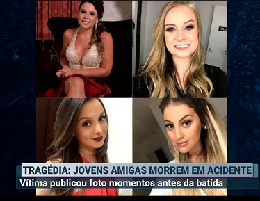 Jovens voltavam de viagem a Florianópolis (Foto: Reprodução SBT)