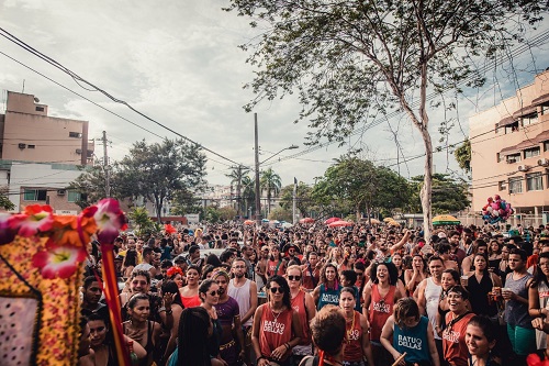 Bloco de Carnaval em Vitória (Foto: Ciro Trigo/After Vix)