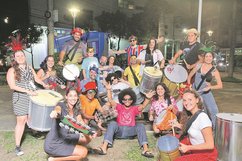 O Bloco Maluco Beleza vai desfilar no centro de Vitória, sexta-feira, dia 21 (Foto: Beto Morais/ AT)