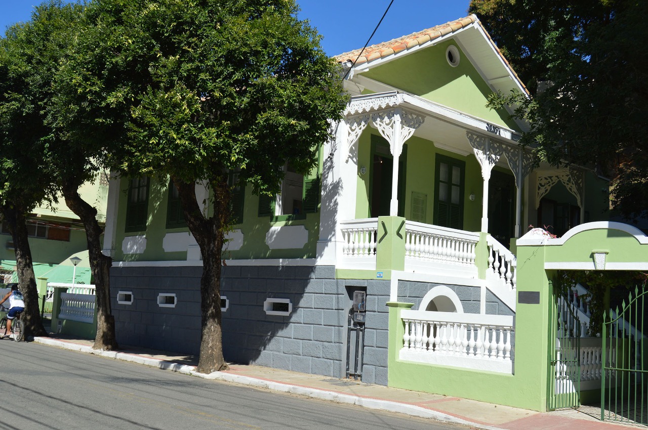 Casa dos Braga, em Cachoeiro de Itapemirim (Foto: Alessandro de Paula)