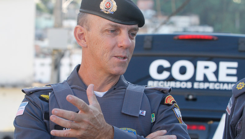 Comandante-geral da Polícia Militar, coronel Márcio Eugênio Sartório (Foto: Fábio Nunes / AT)