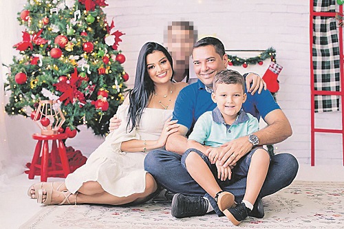 Cabo Porto, a esposa e o filho mais novo morreram em acidente (Foto: Instagram @Caboportopm)