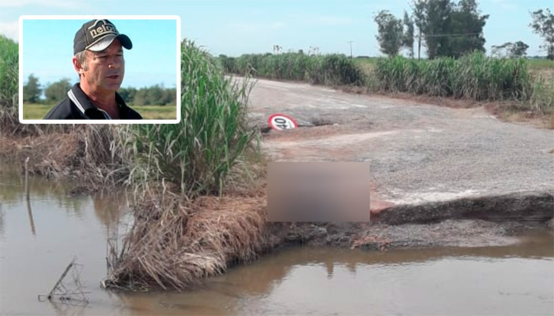 Corpo do produtor rural foi encontrado próximo a uma vala (Foto: Divulgação / Acervo Pessoal)