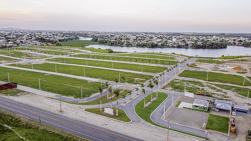 Empreendimentos Morada do Lago, em Linhares, tem preço a partir de R$ 71 mil (Foto: Divulgação / Cristal )