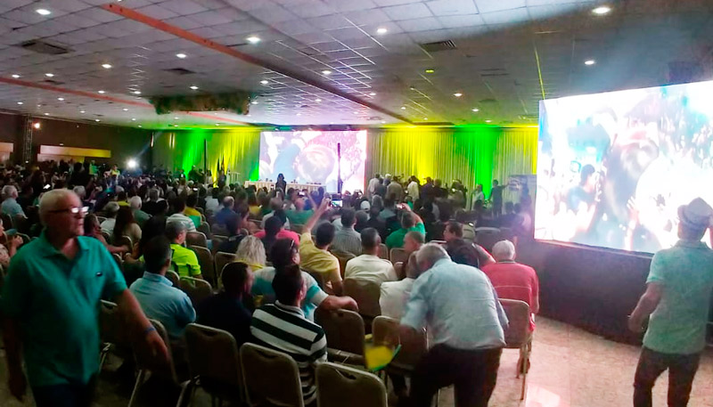 Encontro do Aliança pelo Brasil em Vitória (Foto: Beto Morais / AT)