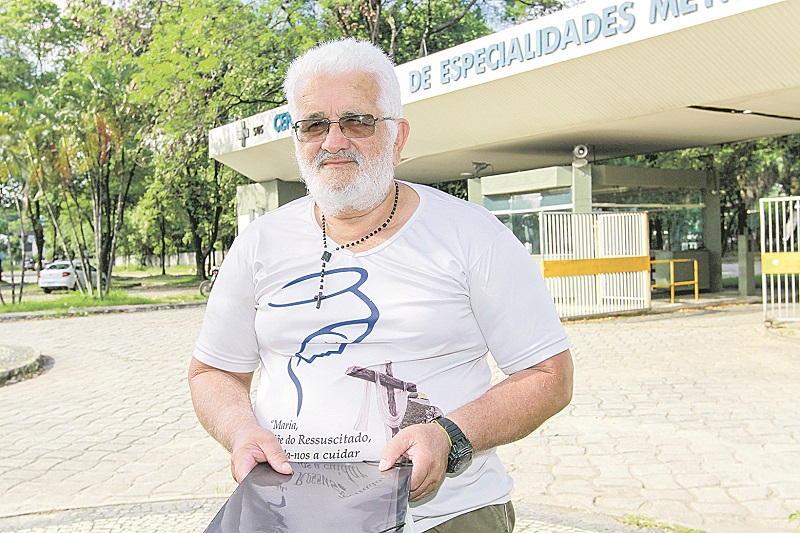 O mecânico aposentado José Roberto Ramalhete, de 67 anos (Foto: Leone Iglesias/ AT/ 05/02/2020)