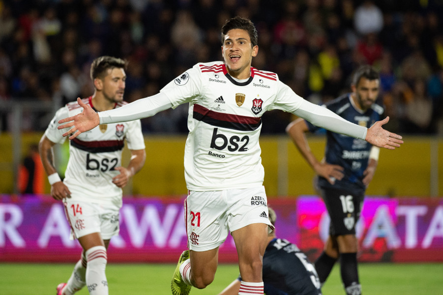 Aos 40, Pedro marcou um gol (Foto: Alexandre Vidal/ Fla Imagem/ Divulgação)