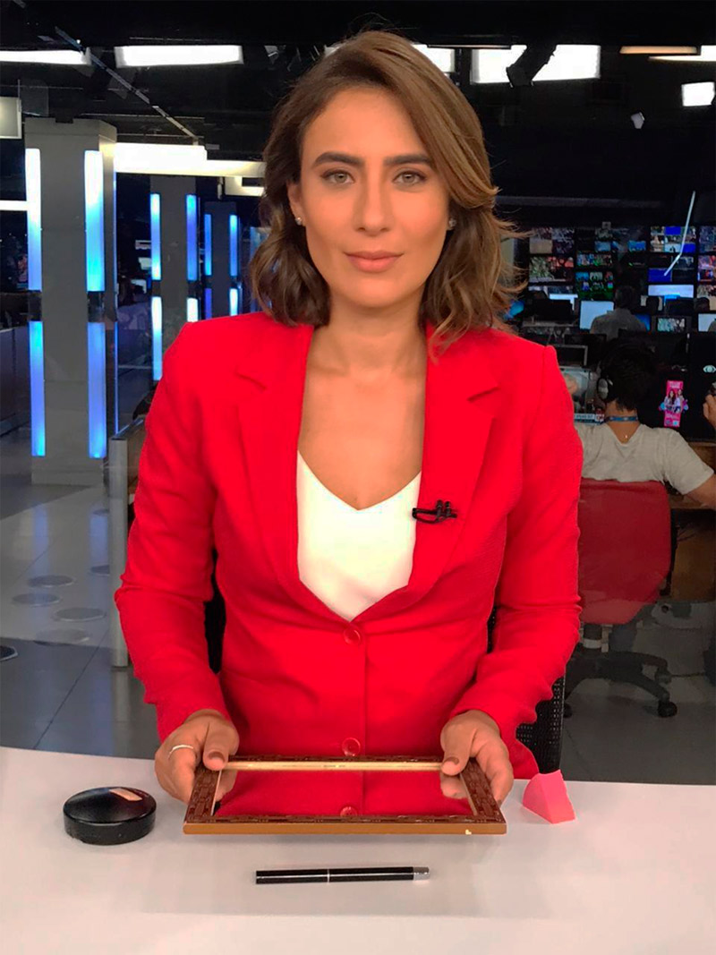 Jornalista Lana Canepa (Foto: Divulgação / Band)
