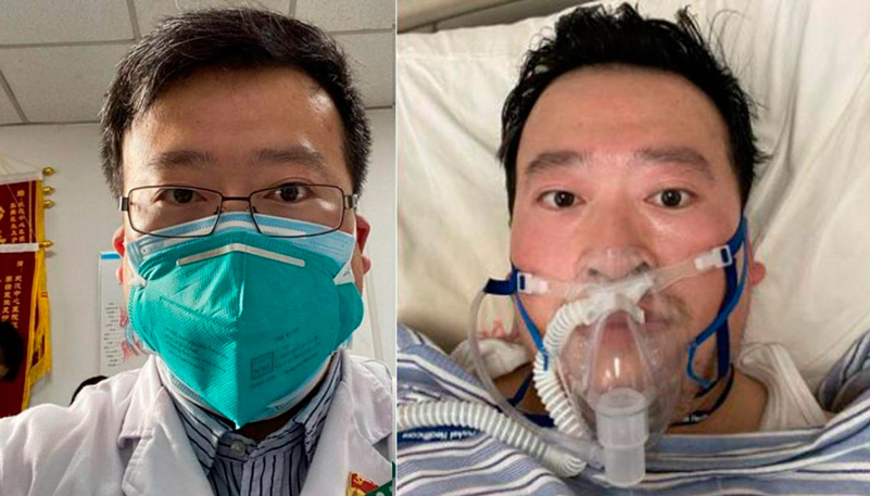 Li Wenliang foi contaminado pelo vírus que alertou (Foto: Divulgação)