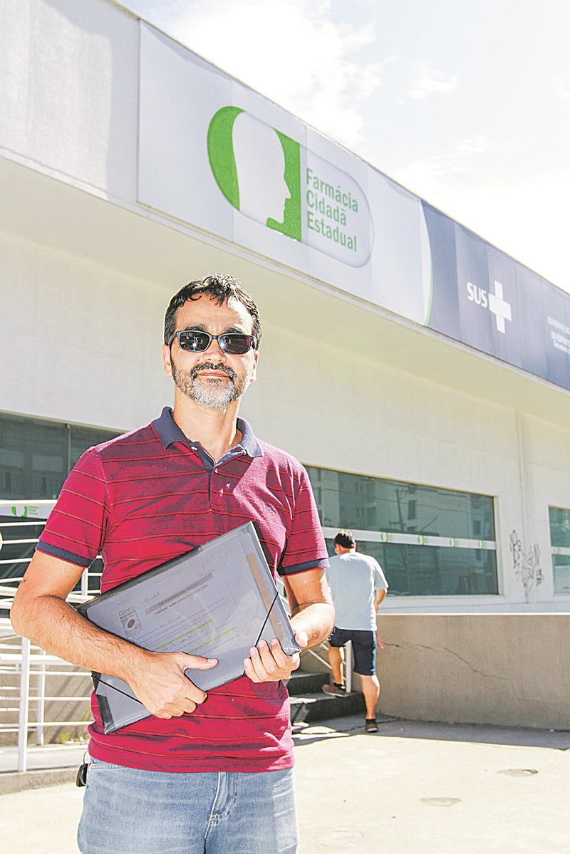 O professor Vagner de Souza, de 43 anos (Foto: Leone Iglesias/ AT/ 05/02/2020)