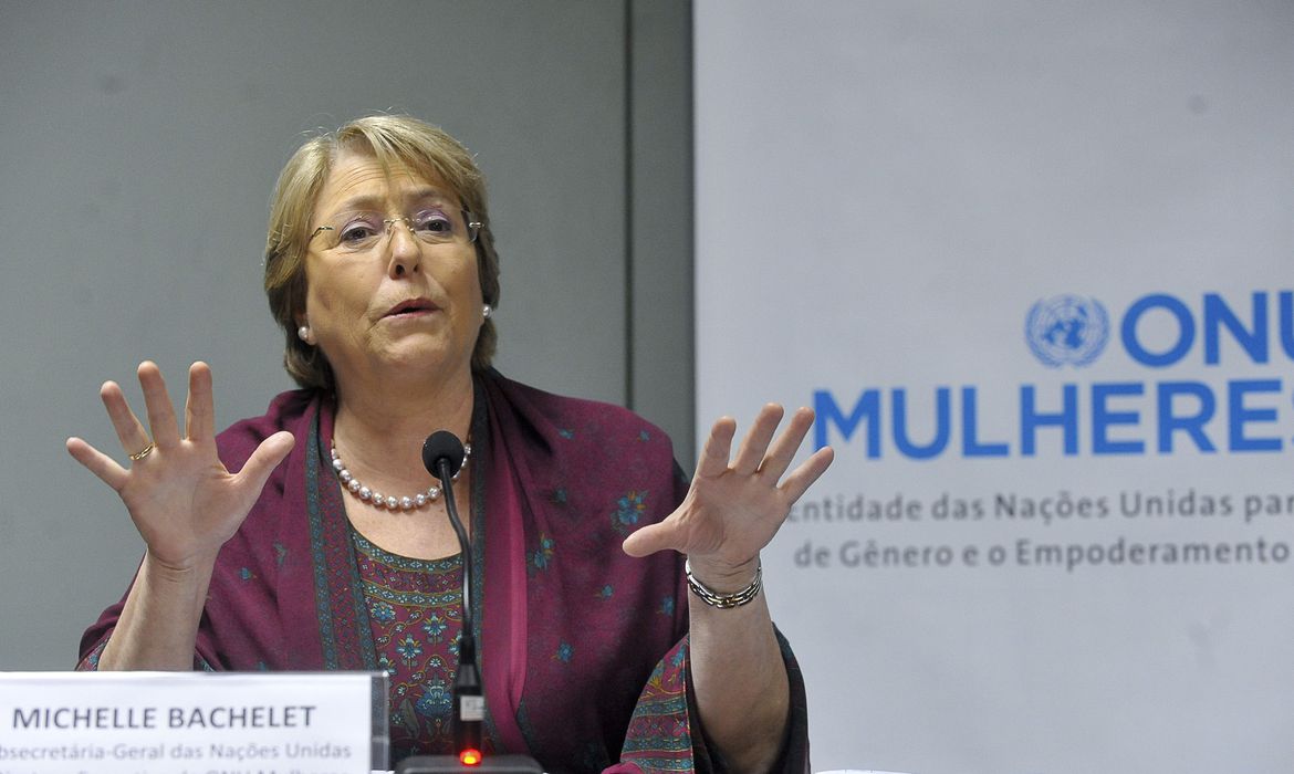 Alta Comissária da Organização das Nações Unidas (ONU) para os Direitos Humanos, Michelle Bachelet. (Foto: Valter Campanato/Agência Brasil)
