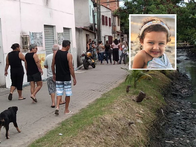 Rua Saldanha da Gama, onde a menina de 3 anos foi vítima de bala perdida. (Foto: Fábio Nunes/AT/Reprodução Facebook)
