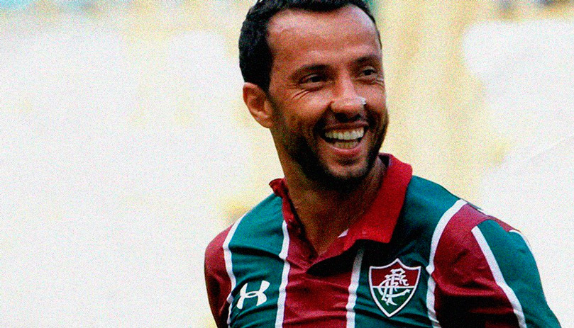 Nenê foi o destaque da partida com dois gols (Foto: Twitter / Fluminense)