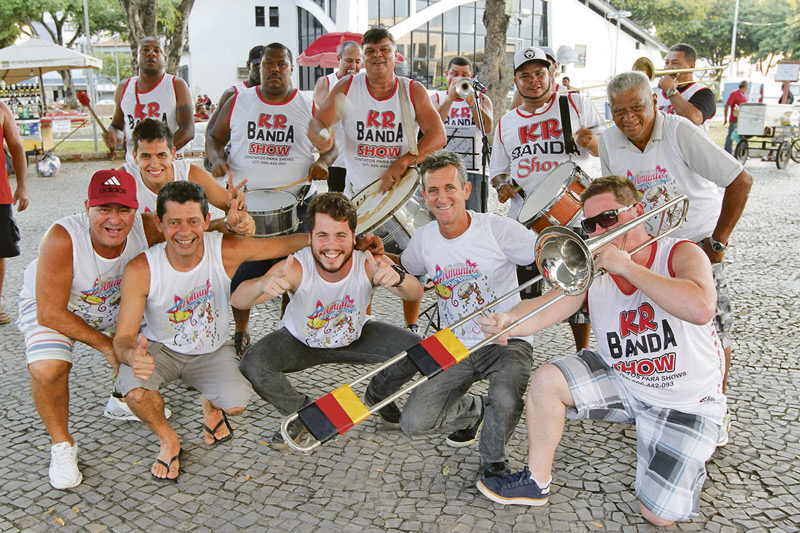 O Bloco Amantes da Vila desfila sábado, a partir das 18 horas, em Vila Velha (Foto: Leone Iglesias - 02/02/2018)