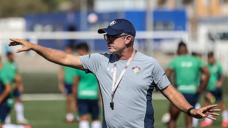 Técnico Odair Hellmann (Foto: Lucas Merçon/ Fluminense FC)