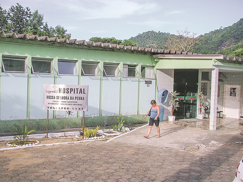 Hospital Nossa Senhora da Penha, para onde as crianças foram levadas (Foto: Julio Huber/ Arquivo AT)