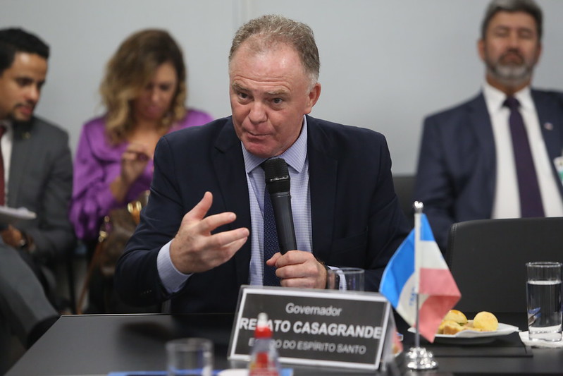 Governador participou de reunião para discutir royalties de petróleo (Foto: Divulgação)
