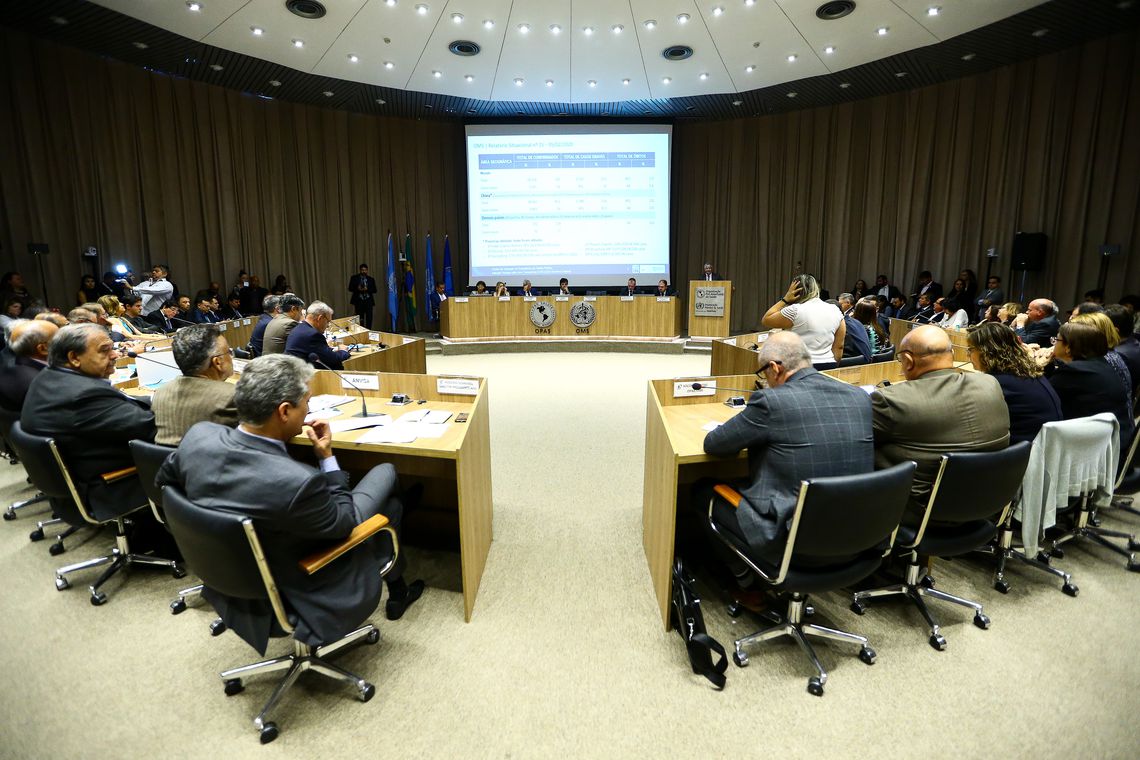 Reunião com secretários de Saúde dos estados e capitais (Foto: Marcelo Camargo/ Agência Brasil)