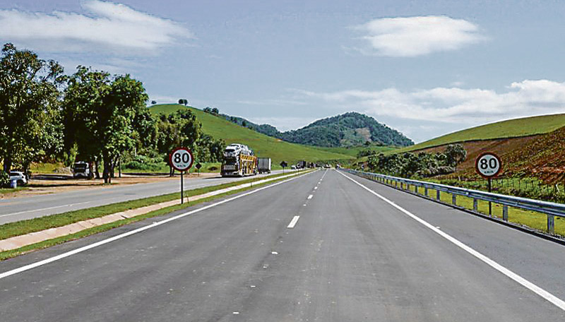 Trecho de duplicação da BR-101 (Foto: Divulgação)