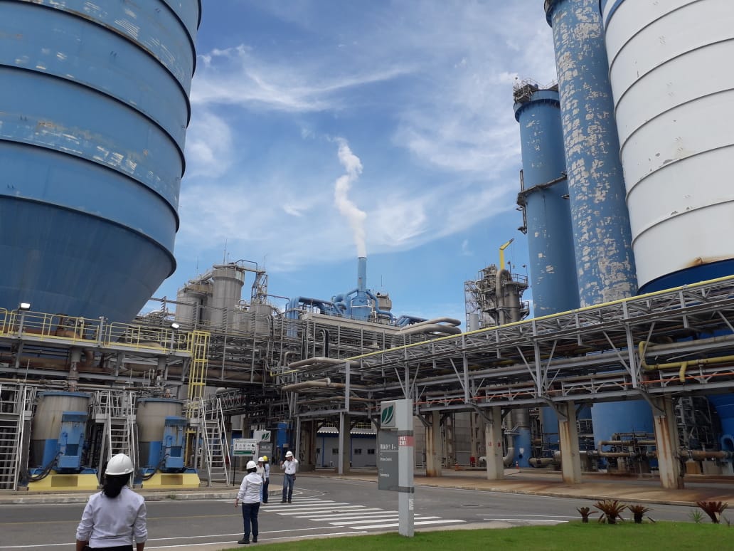 Unidade da Suzano em Aracruz: multinacional vai instalar nova fábrica em Cachoeiro e já recebe currículos (Foto: Verônica Aguiar)