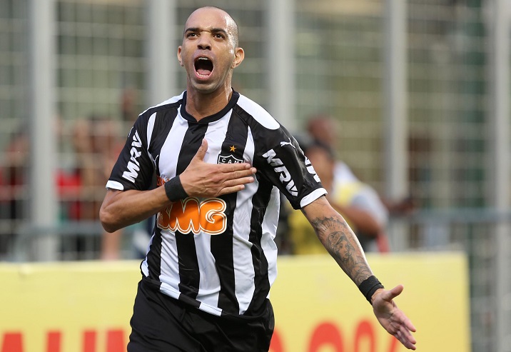 Diego Tardelli ainda está em trabalho de recondicionamento físico (Foto: Cristiane Mattos/Estadão Conteúdo)