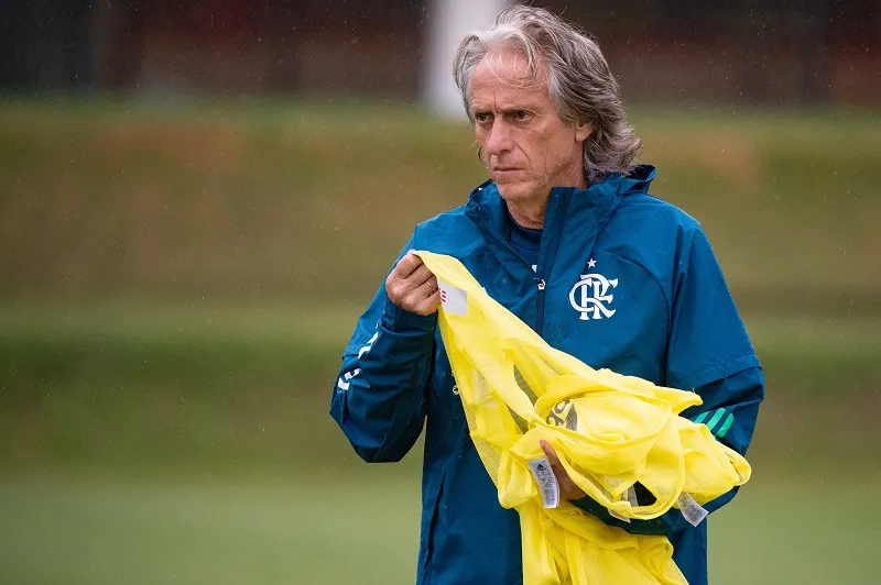 Imagem ilustrativa da imagem Após vice do Fla, Jorge Jesus diz que Fluminense "jogou para não perder de muito"