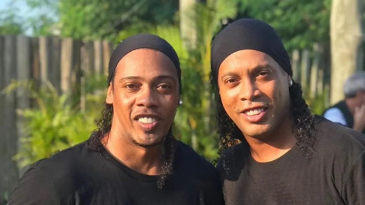 Imagem ilustrativa da imagem Sósia de Ronaldinho Gaúcho fatura até R$ 40 mil por mês com eventos