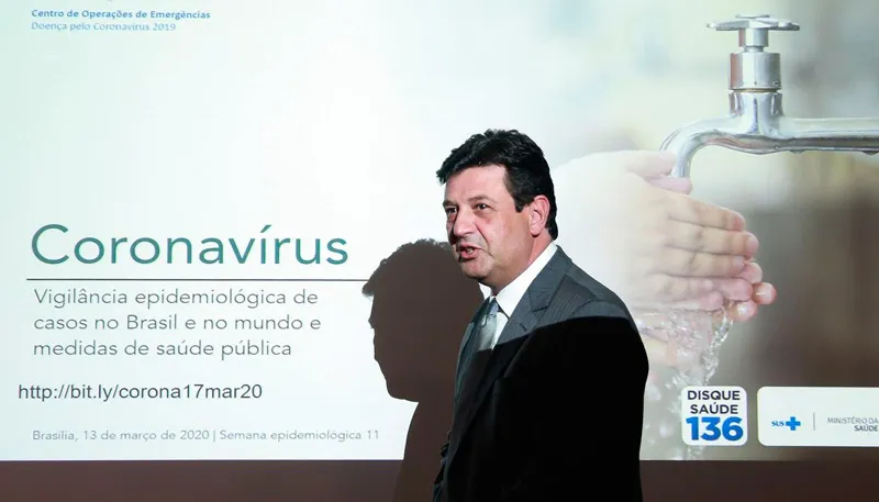 Imagem ilustrativa da imagem Ministro da Saúde diz que Brasil terá pico de casos de coronavírus até junho